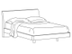 Кровать с подъемным механизмом TEKNIC "Dama" 160х200 см