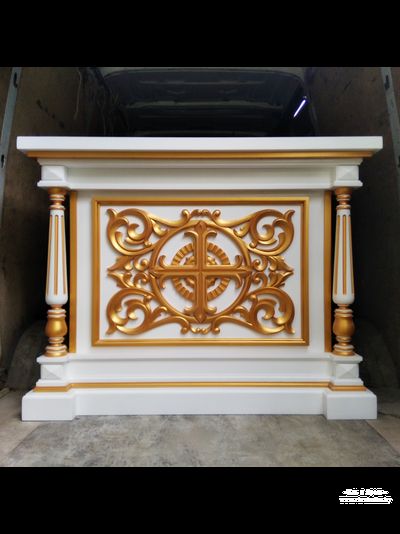 Облачение на престол из дерева, мастерская Ель и Дрель