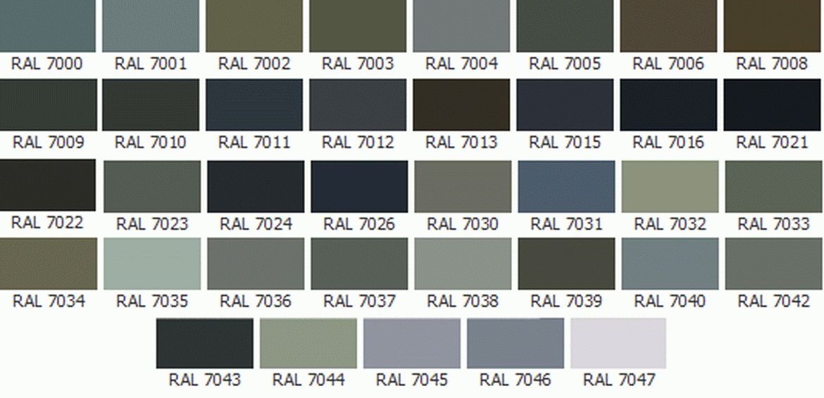 Каталог серых цветов. RAL 7047 И 7004. Рал 7004 и 7024. RAL Classic 7047. Рал серый цвет 7004 и 7040.