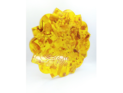 Поднос-подставка со срезом янтаря