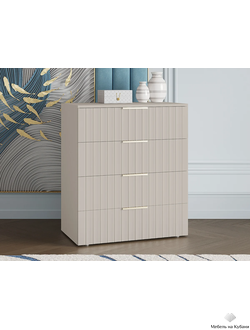 Тефия комод с 4 ящиками 800х450х930 Тефия / Софт Сантьяго