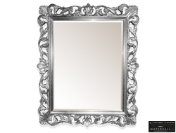 TW Зеркало в раме 85х100см, рама: дерево, цвет глянцевое серебро
