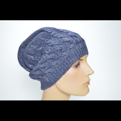 Шапка Vizio 5937 CLO серо голубая однослойная