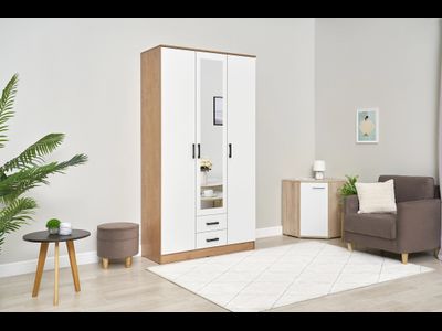 Шкаф Трио дуб вотан  (Эра)