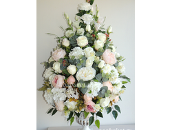 Композиция из искусственных цветов Очарование № Б019/Купить в Москве и Санкт-Петербурге на АОАБУКЕТ