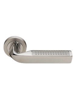 Дверные ручки Morelli Luxury MATRIX NIS/NIK Цвет - Матовый никель/никель