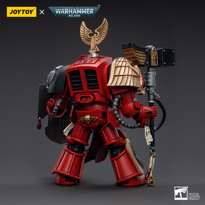 Терминатор Кровавых Ангелов (Warhammer 40k) - КОЛЛЕКЦИОННАЯ ФИГУРКА 1/18 Blood Angels Assault Terminators Brother Davinos (JT5536) - JOYTOY