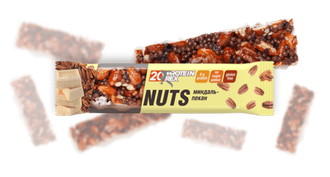 (Protein Rex) Батончик NUTS - (40 гр) - (Миндаль-пекан)
