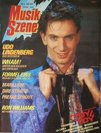 Music Szene Magazine June 1985 Ingolf Luck, Udo Linde, Иностранные музыкальные журналы, Intpressshop