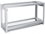 Стеллаж для тарелок ПищТех СТАНДАРТ сетки и каркас нерж.