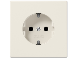 Розетка с заземлением, 16А, 250V, слоновая кость Jung LS1520