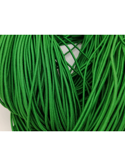 Резинка шляпная, 2,0 мм цвет насыщенный зеленый