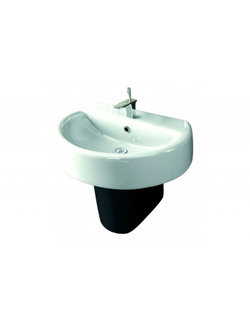 Умывальник тюльпан c полупьедесталом Sanita Luxe Best-55 с отверстием