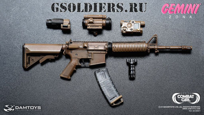 Винтовка AR-15 с обвесом и магазинами (DCG001) - DAMTOYS