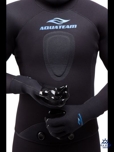 Перчатки неопреновые 7мм AquaTeam обрезинен. ОП р.XXL