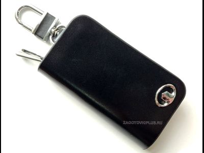 Ключница авто из натуральной гладкой кожи с логотипом GREAT WALL