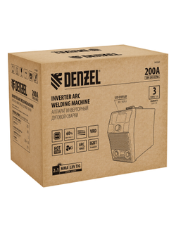 Аппарат инвертор. дуговой сварки SDR-205 Ultra, 200 А, ПВ 60% Denzel