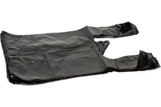 Пакет-Майка Черная 40*70 см, 40 мкм, 50 штук в упаковке