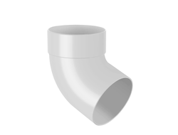 RAINWAY КОЛЕНО ТРУБЫ ОДНОМУФТОВОЕ 67°, ЦВЕТ БЕЛЫЙ