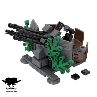 Flack 38 - немецкое зенитное орудие Лего