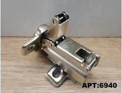 Петля 165гр накладная с планкой H-2, 45мм ZP-KT165H2-BE GTV