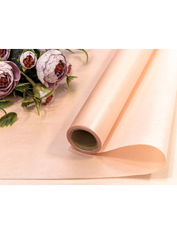 Бумага тишью водостойкая в рулоне (розовая), 50см*10м