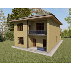 Двухэтажный дом с четырьмя спальнями 191м² (S83)