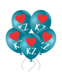 Набор шаров "Люблю KZ"