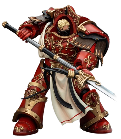 Алый паладин Кровавых Ангелов (Warhammer Horus Heresy) - КОЛЛЕКЦИОННАЯ ФИГУРКА 1/18 Blood Angels Crimson Paladin Crimson Exemplar (JT00300) - JOYTOY