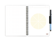 Многоразовый зож ежедневник, формат А5 (148 х 210 мм). Обложка из картона с защитным покрытием (цветные узоры)