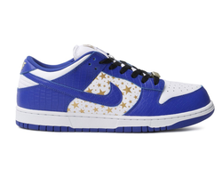 Nike SB Dunk Low Supreme Stars Hyper (Синие) фото