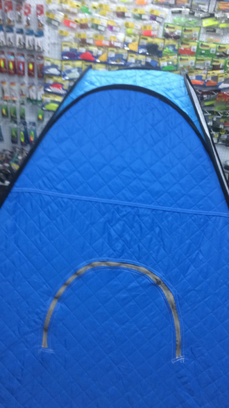Палатка утепленная, 3-х слойная 240х240см Сине белая