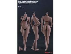 СУПЕР-ПОДВИЖНОЕ БЕСШОВНОЕ ЖЕНСКОЕ ТЕЛО (ТЕЛОИД) 1/6 S12D Super Flexible Seamless Female Body Figure - PHICEN (TBLeague)