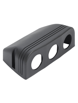 Монтажная панель, накладная, три гнезда