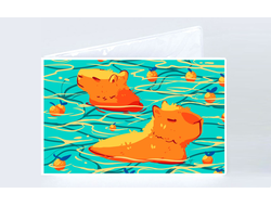 Обложка на зачетную книжку Капибара, Kapibara-san №15