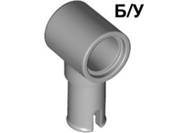 ! Б/У - Technic, Pin with Friction Ridges and Pin Hole, Light Bluish Gray (15100 / 6172538 / 6282142) - Б/У