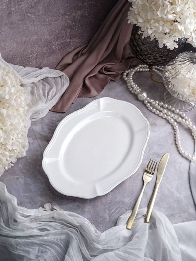 Блюдо овальное 32,5x23 см h 3 см