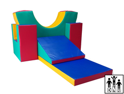 Мягкий модульный Спортивный комплекс "Спортсмен-2" (полукольцо)