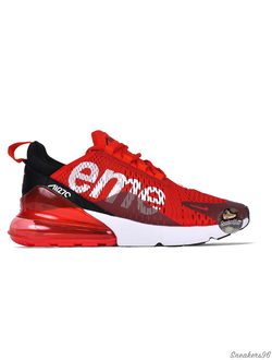 Nike Air Max 270 x Supreme Красные Мужские (40-45)