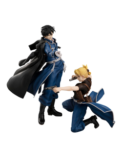 Фигурка Рой Мустанг, Риза Хоукай (Roy Mustang, Riza Hawkeye Set)