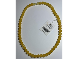 Бусы шары из натурального янтаря