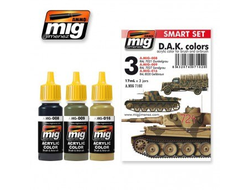 Ammo MIG: Набор акриловых красок: Африканский корпус