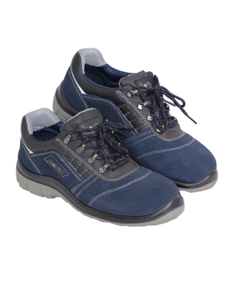 Полуботинки "SAVEL-Универсал" замша (синие) ПУ-ПУ