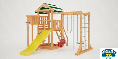 Детская площадка Савушка Мастер 4 + качели-гнездо