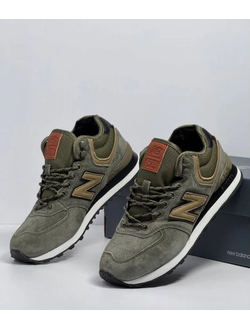 New Balance Classic 574 Khaki С Мехом