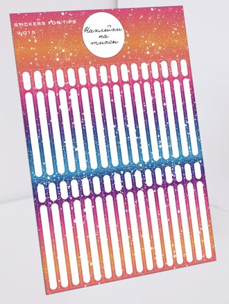 Виниловые наклейки на типсы V-015