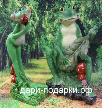 Лягушка с гитарой  36*26см   1,8кг   полистоун Россия  1927/012255