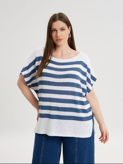 Стильный джемпер для полных женщин