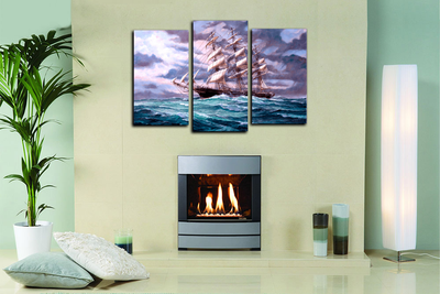 Модульная картина "Море волнуется"