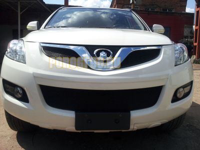 Защита радиатора Great Wall Hover H5 2011- black верх